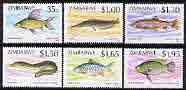 Zimbabwe 1994 Fishes (2nd series) perf set of 6 unmounted mint, SG 864-69*