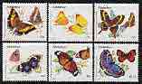 Zimbabwe 1992 Butterflies perf set of 6 unmounted mint, SG 838-43*
