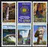 Zimbabwe 1991 Commonwealth heads of Government (Waterfalls etc) perf set of 6 unmounted mint, SG 816-21*