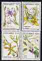 Zimbabwe 1993 Orchids perf set of 4 unmounted mint, SG 860-63*