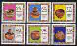Zimbabwe 1993 Household Pottery perf set of 6 unmounted mint, SG 854-59*