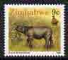 Zimbabwe 1990 Black Rhino 9c from def set, unmounted mint SG 773*