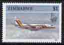 Zimbabwe 1990 Boeing Airliner $1 from def set, unmounted mint SG 784*