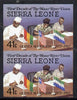 Sierra Leone 1984 Mano River 41c (Signing Ceromony) imperf pair unmounted mint (as SG 786)