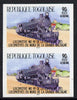 Togo 1984 Railways 90f (Northern Rly Loco) imperf pair (as SG 1754)