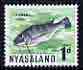 Nyasaland 1964 Chambo Fish 1d (from def set) fine cds used, SG 200