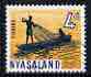 Nyasaland 1964 Fishing 4d (from def set) fine cds used, SG 203