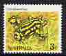 Australia 1981-83 Corroboree Frog 3c (perf 14 x 14.5) from Wildlife def set unmounted mint, SG 782a