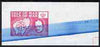 Calf of Man 1973 Churchill & Map (with Scout Logo) imperf m/sheet with blue colour omitted but thick blue band across sheet, unmounted mint (as Rosen CA251MS var)
