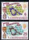 St Kitts-Nevis 1966 Football World Cup perf set of 2 unmounted mint, SG 157-58*