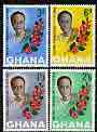 Ghana 1964 Founder's Day perf set of 4 unmounted mint, SG 343-46