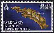 Falkland Islands Dependencies 1982 Rebuilding Fund £1 + £1 unmounted mint, SG 112