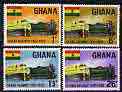 Ghana 1964 60th Anniversary of Ghana Railways perf set of 4 unmounted mint, SG 324-27