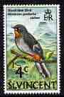St Vincent 1970-71 Solitaire Bird 4c from def set unmounted mint, SG 289