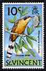 St Vincent 1970-71 Mangrove Cuckoo 10c from def set unmounted mint, SG 293