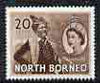North Borneo 1954-59 Bajau Chief 20c from def set unmounted mint, SG 380