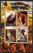 Congo 2005 Wild Fauna (Big Cats) perf sheetlet containing 4 values unmounted mint