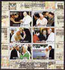 Djibouti 2005 Death of Pope John Paul II perf sheetlet containing 6 values unmounted mint