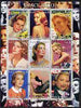 Eritrea 2002 Grace Kelly perf sheetlet containing 9 values fine cto used