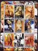 Tadjikistan 2002 Shakira perf sheetlet containing 9 values fine cto used