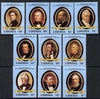 Liberia 1981 USA Presidents - 2nd series unmounted mint set of 10, SG 1494-1503