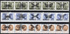 Chuvashia Republic - Butterflies opt set of 15 values each design opt'd on pair of Russian defs (Total 30 stamps) unmounted mint