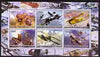 Congo 2005 Aircraft (Bi-planes) perf sheetlet containing 6 values unmounted mint