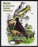 Congo 2005 Birds by Guerin-Meneville (Woodpeckers) perf m/sheet unmounted mint