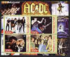 Chad 2003 Legendary Pop Groups - AC/DC perf sheetlet containing 4 values fine cto used