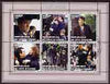 Ivory Coast 2002 Pierce Brosnan perf sheetlet containing 6 values fine cto used