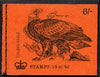 Great Britain 1968-70 Birds - Golden Eagle (red cover Aug 1970) 6s booklet complete and fine, SG QP54