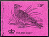 Great Britain 1971-73 Birds #7 - Skylark (purple cover Feb 1973) 30p booklet complete and fine, SG DQ69