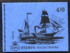 Great Britain 1968-70 Ships - Sirius 4s6d booklet (Mar 1969) complete and fine SG LP50