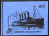 Great Britain 1968-70 Ships - Mauretania 4s6d booklet (Nov 1969) complete and fine SG LP54