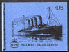 Great Britain 1968-70 Ships - Mauretania 4s6d booklet (Jan 1970) complete and fine SG LP55