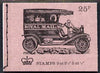 Great Britain 1971-73 Veteran Transport #4 - Mail Van 25p booklet (Feb 1972) complete and fine, SG DH44