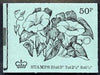 Great Britain 1971-72 British Flowers #1 - Bindweed 50p booklet (Feb 1971) complete and fine, SG DT1