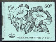 Great Britain 1971-72 British Flowers #1 - Bindweed 50p booklet (Feb 1971) complete and fine, SG DT1