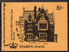 Great Britain 1968-70 English Homes - Vineyard, Saffron Walden 5s booklet (June 1970) complete and fine SG HP35