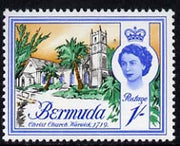 Bermuda 1962-68 Christ Church 1s (from def set) unmounted mint, SG 171