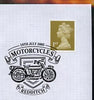 Postmark - Great Britain 2005 cover celebrating Mororcycles with illustrated Redditch cancel (showing a 1914 Royal Enfield)