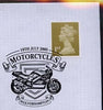 Postmark - Great Britain 2005 cover celebrating Mororcycles with illustrated Wolverhampton cancel (showing a 1991 Norton)