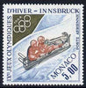 Monaco 1964 Bobsleighing 5f unmounted mint, from Olympic Games set of 5, SG 812