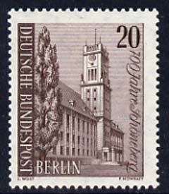 Germany - West Berlin 1964 700th Anniversary of Schoneberg 20pf unmounted mint, SG B227*