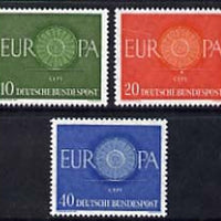 Germany - West 1960 Europa set of 3 unmounted mint, SG 1251-53
