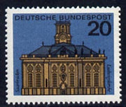 Germany - West 1964 Ludwig's Church Saarbrucken 20pf unmounted mint, from Capitals of the Federal Lands set of 12, SG 1340a