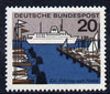 Germany - West 1964 Keil Ferry 20pf unmounted mint, from Capitals of the Federal Lands set of 12, SG 1332,,
