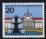 Germany - West 1964,Kurhaus Wiesbaden 20pf unmounted mint, from Capitals of the Federal Lands set of 12, SG 1334