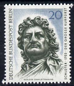Germany - West Berlin 1967 Head of 'The Elector of Barandenburg' 20pf unmounted mint, from Art Treasures set of 6, SG B298