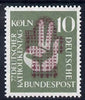 Germany - West 1956 77th Meeting of German Catholics 10pf unmounted mint, SG 1165